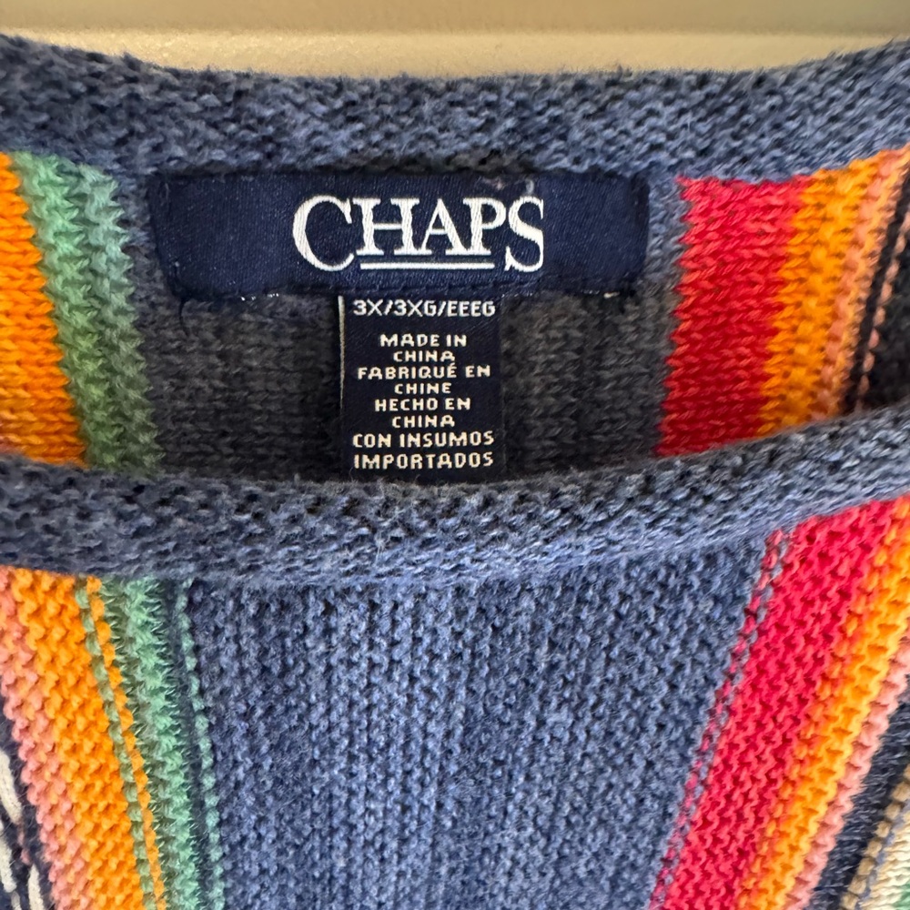 Chaps Colorful Boho Sweater - Picture 2 of 5